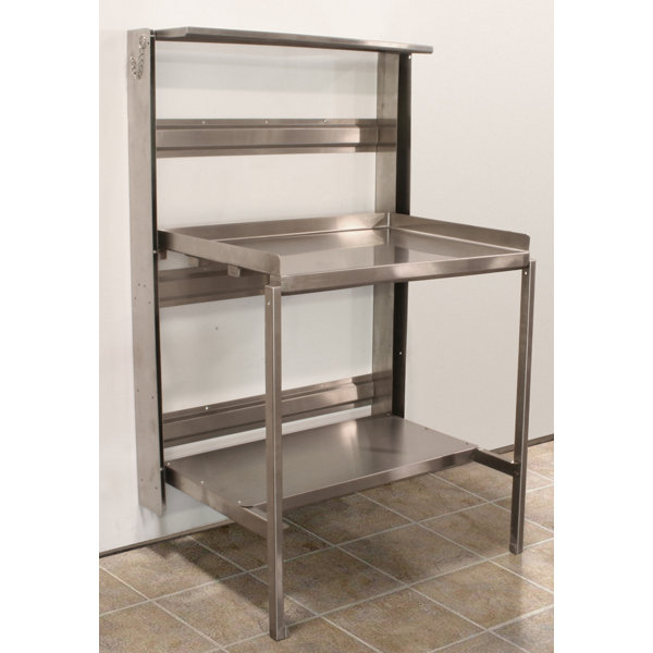 PVIFS Rolling Prep Table with Stainless Steel Top Wayfair